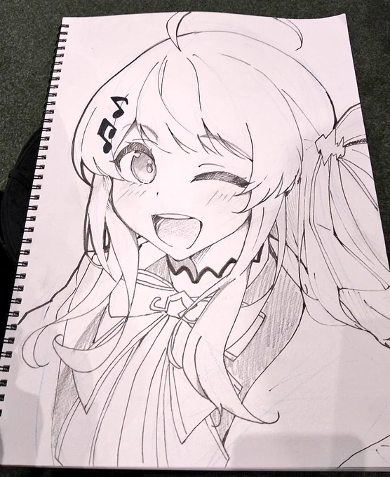 #Artnose
 #ホロライブミーグリ2024
 #イチ推しトーク
これはトーク中1分で描いたはず(?)のきゃなでぃ 