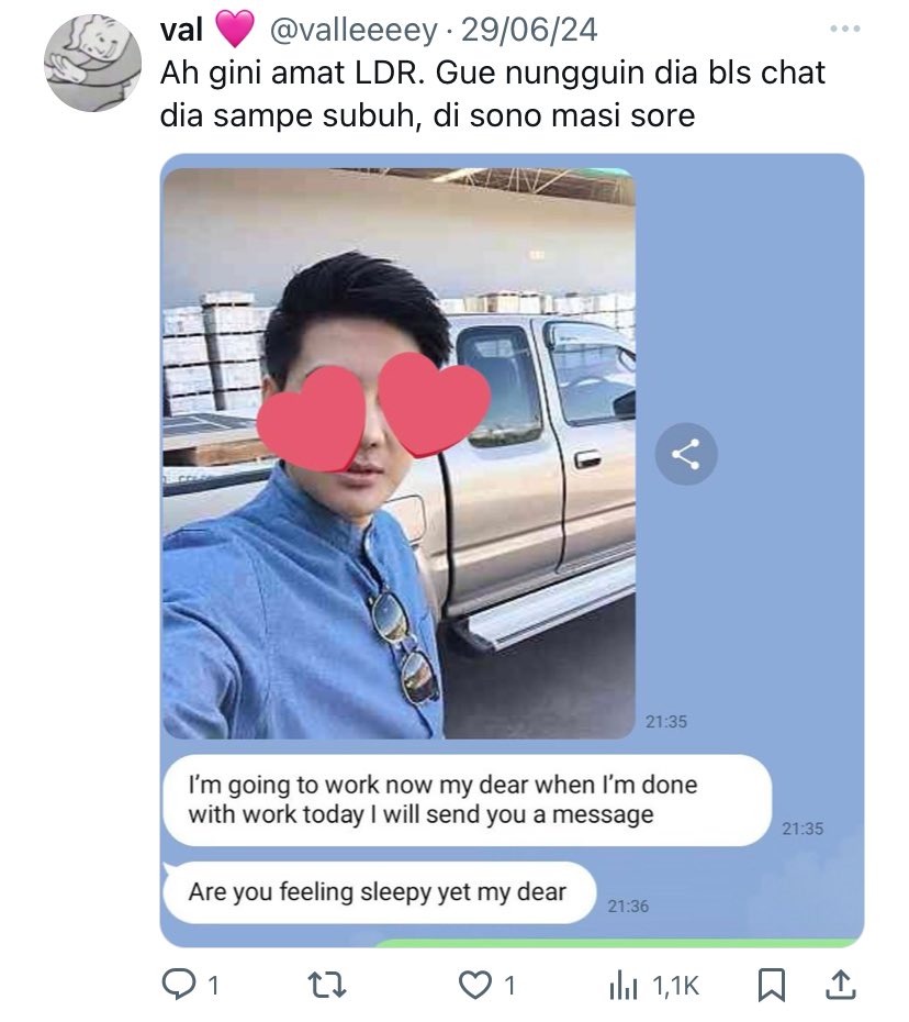 vancwouver's tweet photo. @valleeeey kata gua mending lu juga stop deh kebelet cari cowo ganteng modal cari di dating apps 😭 https://t.co/twyJ0wypGx