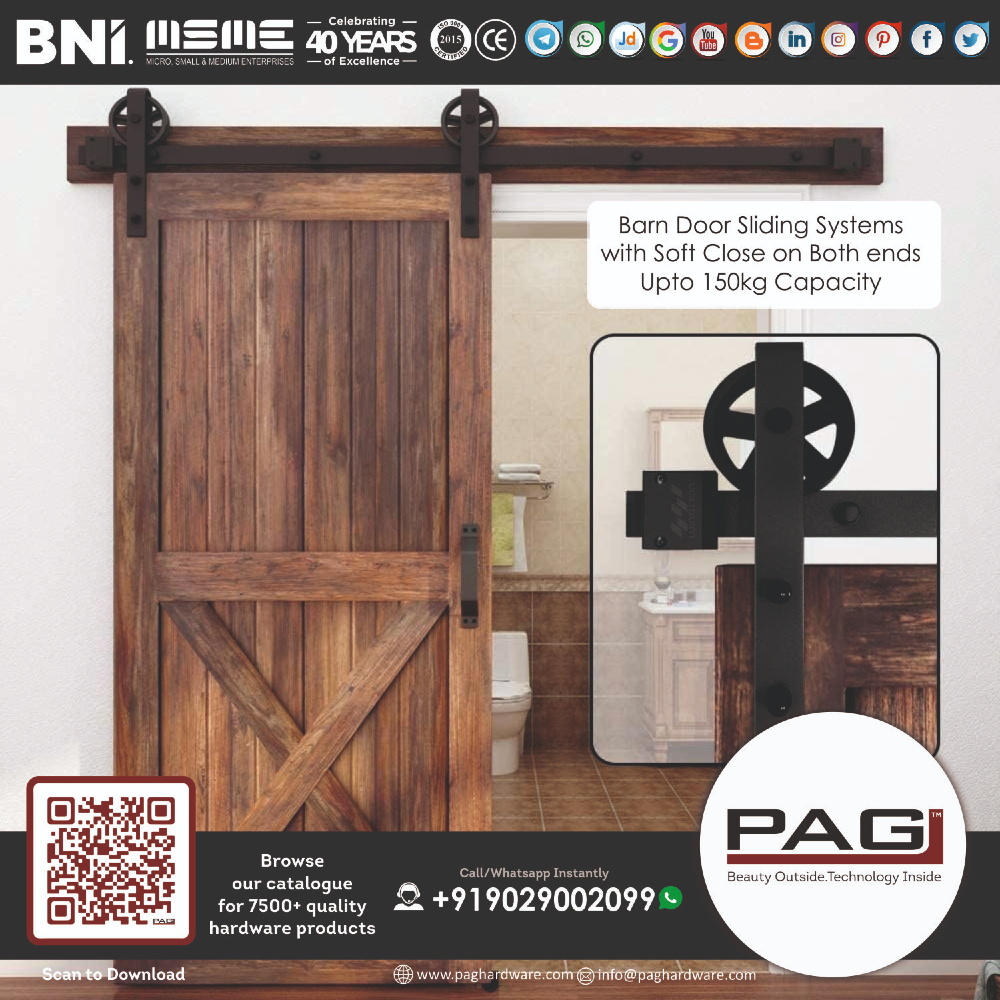 paghardware's tweet photo. Rustic Barn Door Sliding Systems by PAG #paghardware #SlidingDoor #ArchitectsofIndia #InteriorDesigners #DoorManufacturers #HeavyDoorSliding https://t.co/Me63nI0ejX