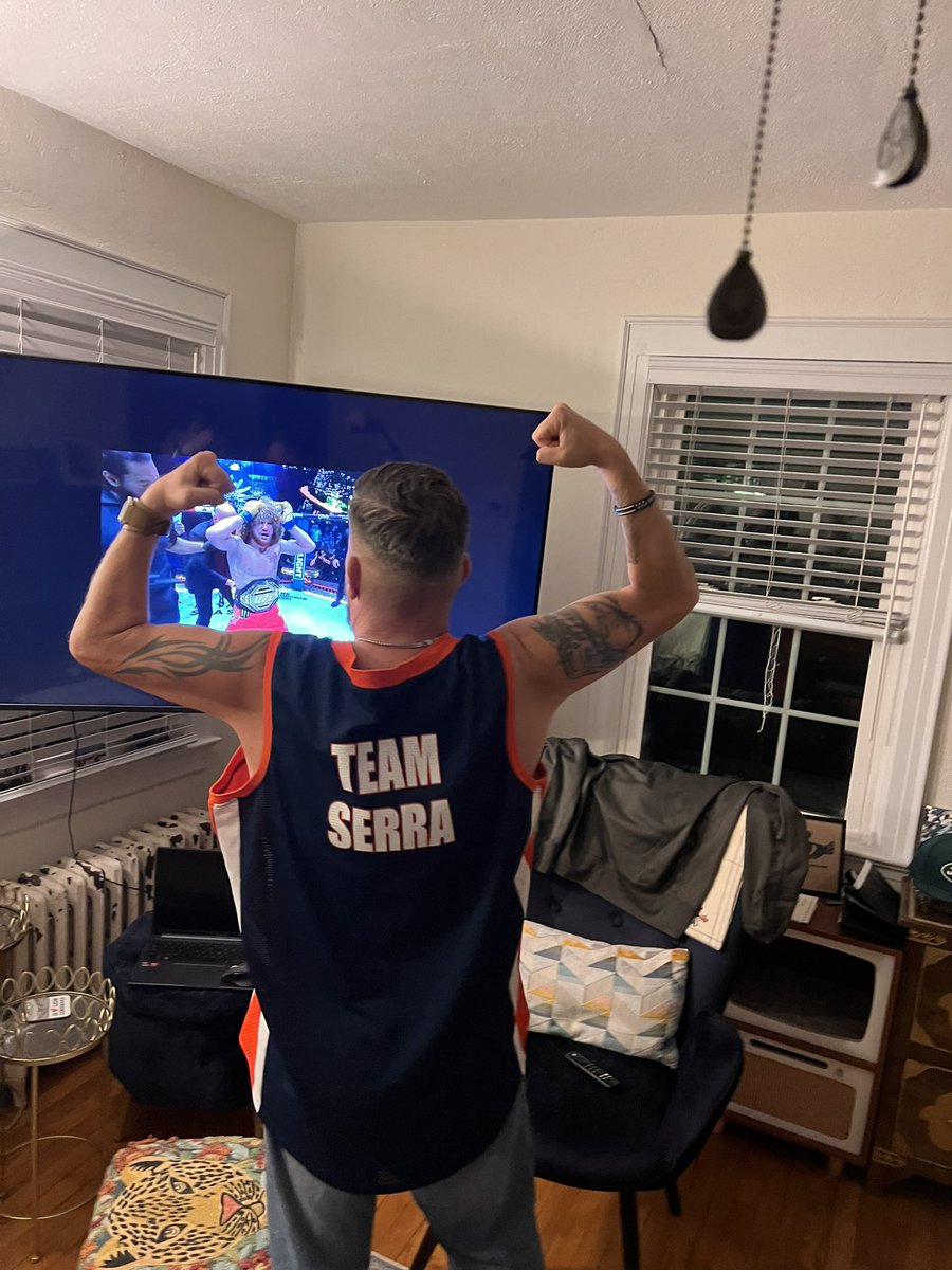 AnCeideach's tweet photo. Delighted for @MerabDvalishvil and especially team @MattSerraUFC   #strongIsland #letsgo #ufc #UFCNoche #UFC306 https://t.co/C1fGH20DNF