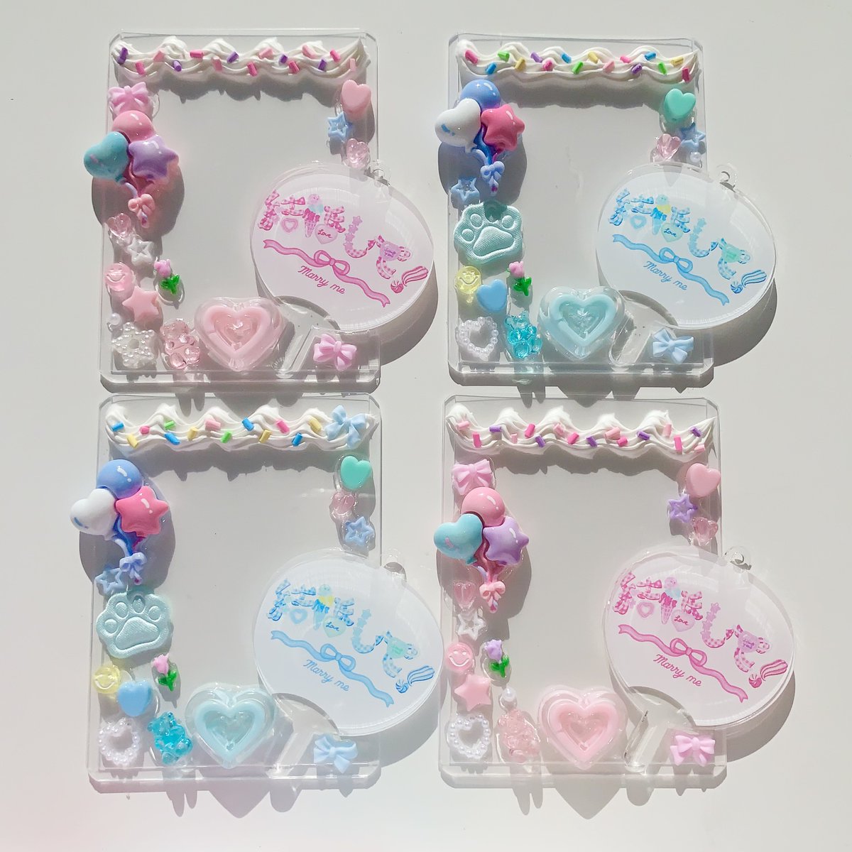 fmdeco_x's tweet photo. トレカ、ブロマイドの他にトレカサイズのデコキーホルダーも販売予定です💌

まだまだ載せきれてないのですが販売予定のデコは #0922fmitem をつけてご紹介しております！是非のぞいてみてください~！ https://t.co/wphCjPJvNA