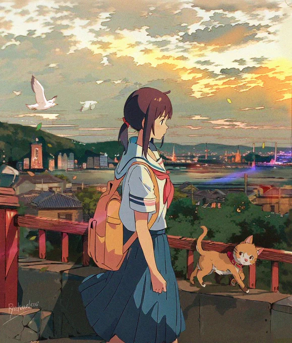 イラスト「夕凪、君に会えたなら。」 