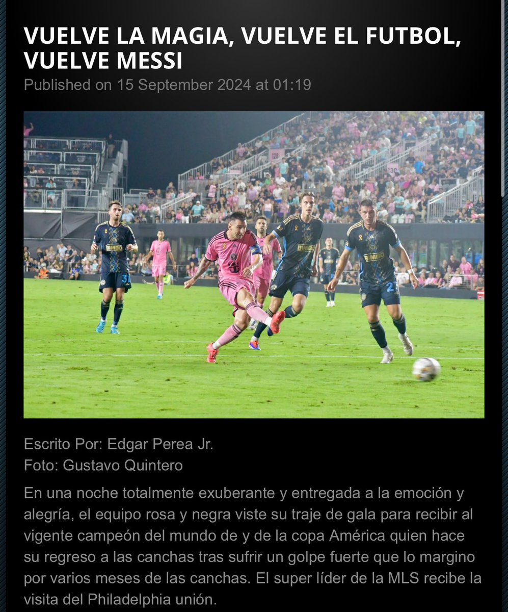 305SportsUS's tweet photo. Aquí el mejor resumen de la victoria de más garzas en casa. 

https://t.co/4fQ7wHHsKm
@InterMiamiCF https://t.co/lKMYWczCnS