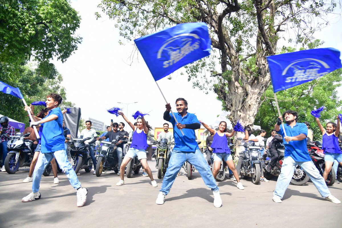 India_Yamaha's tweet photo. #Yamaha #TheCallOfTheBlueWeekend #YamahaMotorIndia #YamahaRacing #COTB #CallOfTheBlueAhmedabad https://t.co/EzlRtVUdQA