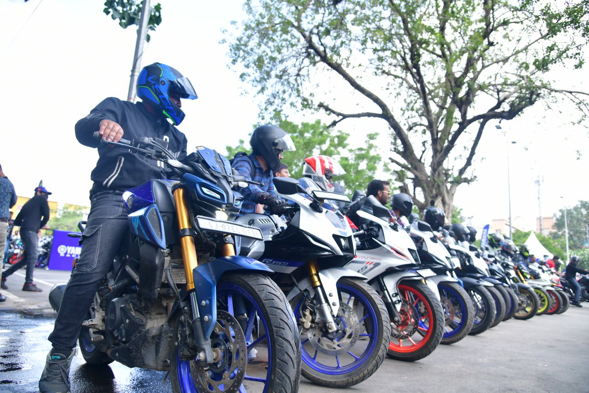 India_Yamaha's tweet photo. #Yamaha #TheCallOfTheBlueWeekend #YamahaMotorIndia #YamahaRacing #COTB #CallOfTheBlueAhmedabad https://t.co/EzlRtVUdQA