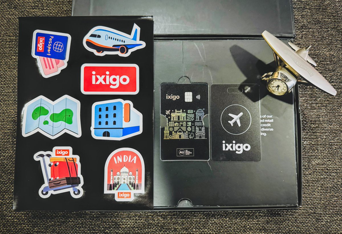🚨 New Card Alert: AU Ixigo Credit Card is HERE! 💥🥳

LIFE-TIME FREE! 💳✨

Hands down, one of the BEST packaging I've seen for an LTF card—seriously impressive! The card itself? A sleek black beauty, showcasing India's iconic landmarks 🇮🇳.

And it gets better—the package