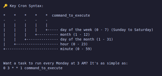 _xor09's tweet photo. 🚀 Automate your workflow with Cron Jobs!

📅 Schedule tasks like backups, emails, &amp; database maintenance with ease using cron’s simple syntax.

💡 Set it &amp; forget it—let cron handle the repetitive tasks so you can focus on what matters.

#Automation  #cron #DevOps #Productivity https://t.co/I44VNFJp7A
