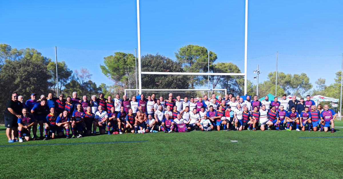 sapoconcho's tweet photo. 🏉 Gran dia de rugbi ahir a Cervelló!!! 
Fer 100 anys @avrfcb i fer-ho amb aquesta capacitat d’organització i companyonia no es cap fotesa. 
No tot es perfecte -no poder fer-ho a Barcelona…- xò l’amor per l’esport i els valors del rugbi don clau de volta per seguir 100 anys mes! https://t.co/wsui6Ddu4X