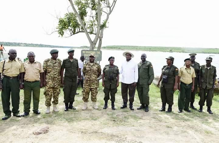 Uganda Wildlife Authority (@ugwildlife) on Twitter photo #TheRevolutionaryIs80: From all of us at Uganda Wildlife Authority, we extend our warmest birthday wishes to H.E. Yoweri <a href="/KagutaMuseveni/">Yoweri K Museveni</a>.
📷 The president pictured enjoying a boat cruise along the Kazinga Channel during a previous visit to Queen Elizabeth National Park. #TheRevolutionaryIs80: From all of us at Uganda Wildlife Authority, we extend our warmest birthday wishes to H.E. Yoweri <a href="/KagutaMuseveni/">Yoweri K Museveni</a>.
📷 The president pictured enjoying a boat cruise along the Kazinga Channel during a previous visit to Queen Elizabeth National Park.