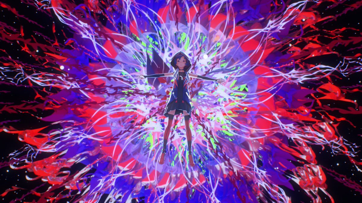 rei__k's tweet photo. 理芽ちゃんのワンマンライブ『NEUROMANCE Ⅲ』にて、

OP、衣装チェンジシーン

の映像を担当させて頂きました！！
ありがとうございました🙏

#理芽ニューロマ3
#神椿後楽園戦線 https://t.co/o3KzlZVY7o
