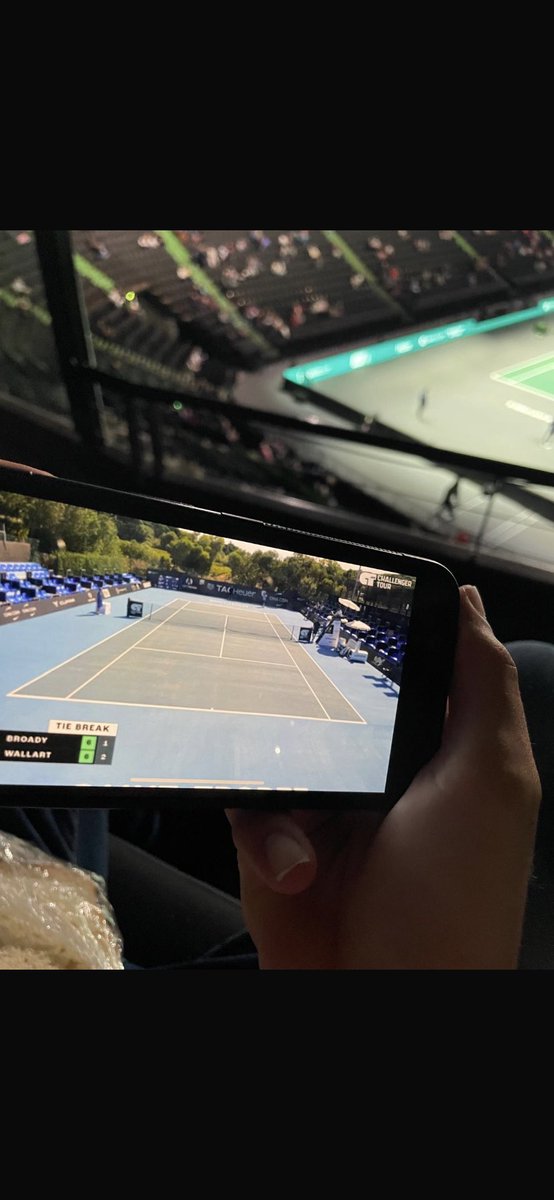 Watching <a href="/Liambroady/">Liam Broady</a> whilst at <a href="/DavisCup/">Davis Cup</a> in Manchester #tennis #weekendfun