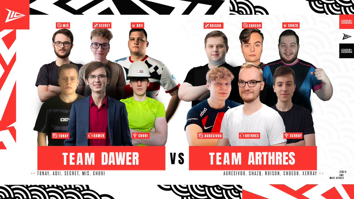 Z10 Scouting Grounds (@z10sg) on Twitter photo Zaczynamy transmisję WIELKIEGO FINAŁU drugiego tygodnia #Z10 Scouting Grounds! 🔥
TEAM <a href="/dawerlol/">dawer</a> 🆚 TEAM <a href="/Arthres_/">Artur Brzuchacz</a>
🎙️ <a href="/ikarusek/">ikar</a> & <a href="/Crystalerr_/">Crystalerr</a>
Highlighty, ciekawe zagrania oraz końcowy wynik będziemy wam podrzucać w tym wątku! ⬇️
#WeMakeHeroes #Z10WIN Zaczynamy transmisję WIELKIEGO FINAŁU drugiego tygodnia #Z10 Scouting Grounds! 🔥
TEAM <a href="/dawerlol/">dawer</a> 🆚 TEAM <a href="/Arthres_/">Artur Brzuchacz</a>
🎙️ <a href="/ikarusek/">ikar</a> & <a href="/Crystalerr_/">Crystalerr</a>
Highlighty, ciekawe zagrania oraz końcowy wynik będziemy wam podrzucać w tym wątku! ⬇️
#WeMakeHeroes #Z10WIN