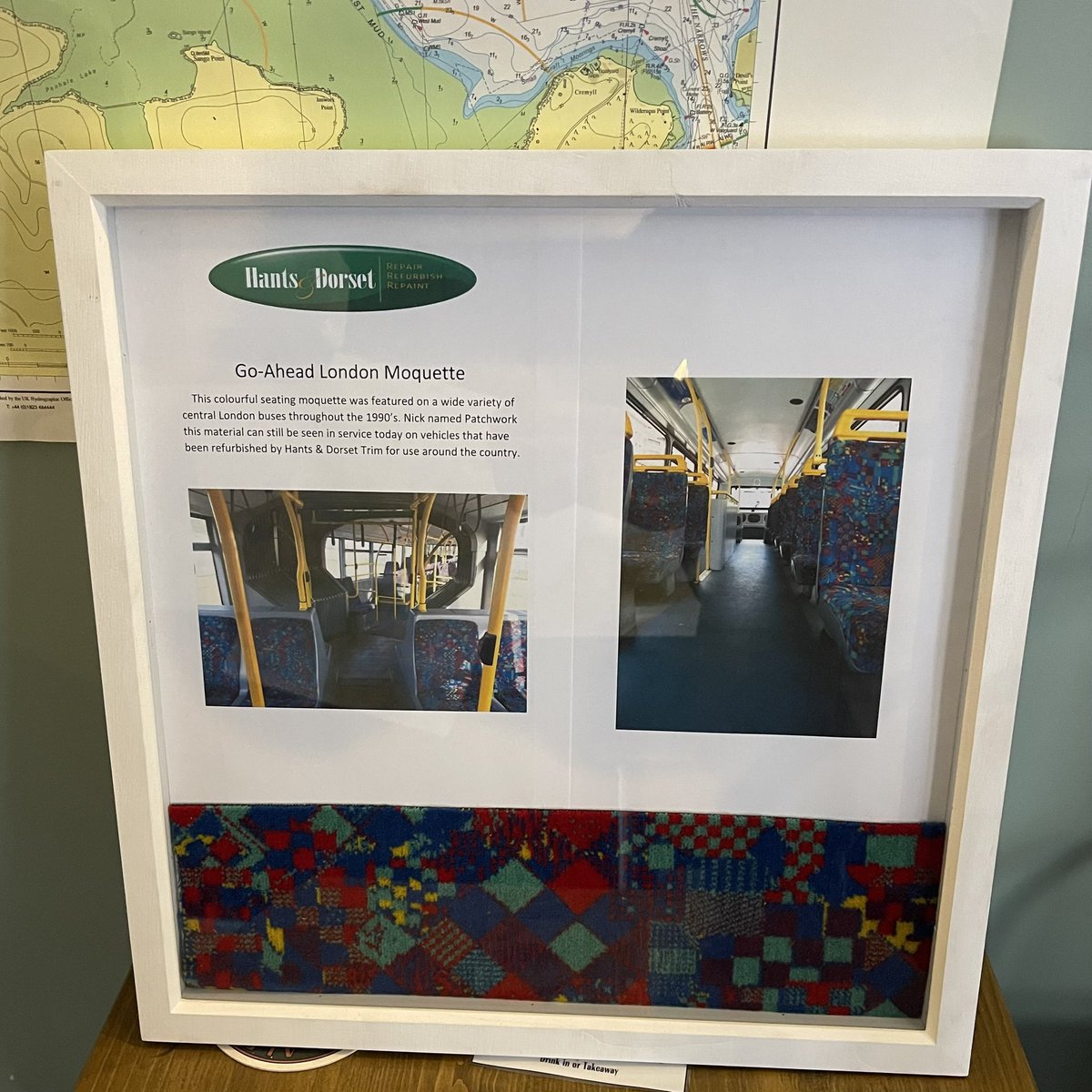 Thanks <a href="/pompey4ever007/">Martin MacGurk</a> and <a href="/HDTrim/">HDTrim</a> for the framed pictures of our seat moquettes at The LOST Room in Lee on the Solent