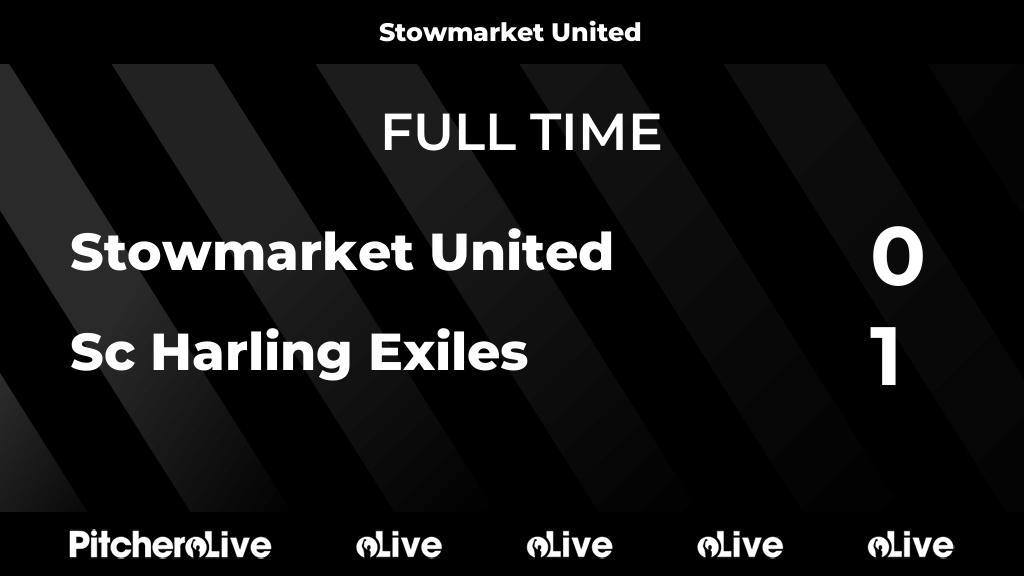 StowmarketUtdFc's tweet image. FULL TIME: Stowmarket United 0 - 1 Sc Harling Exiles
#STOSCH #Pitchero
stowmarketunited.co.uk/teams/192628/m…