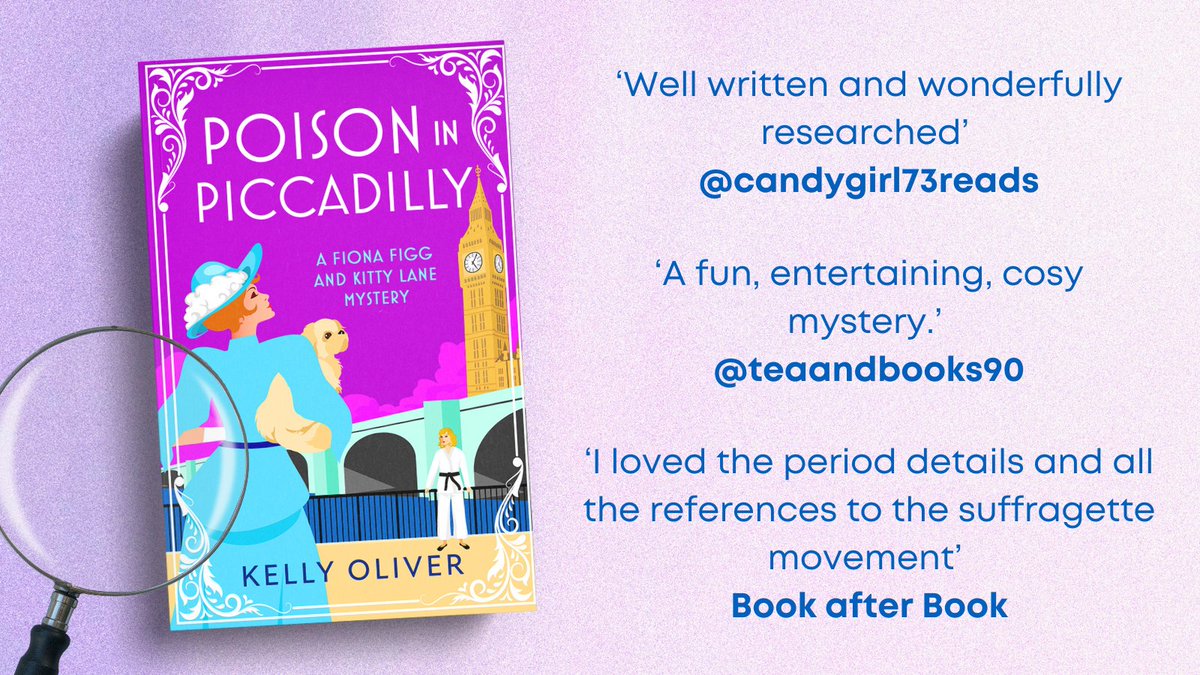 Boldwood Books (@boldwoodbooks) on Twitter photo Thank you to candygirl73reads, <a href="/Silvia_reads/">Silvia</a> and <a href="/teaandbooks90/">Tea And Books (Kelly P) 📚☕</a> for their recent reviews on the #PoisonInPiccadilly by <a href="/KellyOliverBook/">Kelly Oliver</a> #blogtour.
#PoisonInPiccadilly Pick up a copy today ➡️ mybook.to/poisonpiccadil… Thank you to candygirl73reads, <a href="/Silvia_reads/">Silvia</a> and <a href="/teaandbooks90/">Tea And Books (Kelly P) 📚☕</a> for their recent reviews on the #PoisonInPiccadilly by <a href="/KellyOliverBook/">Kelly Oliver</a> #blogtour.
#PoisonInPiccadilly Pick up a copy today ➡️ mybook.to/poisonpiccadil…