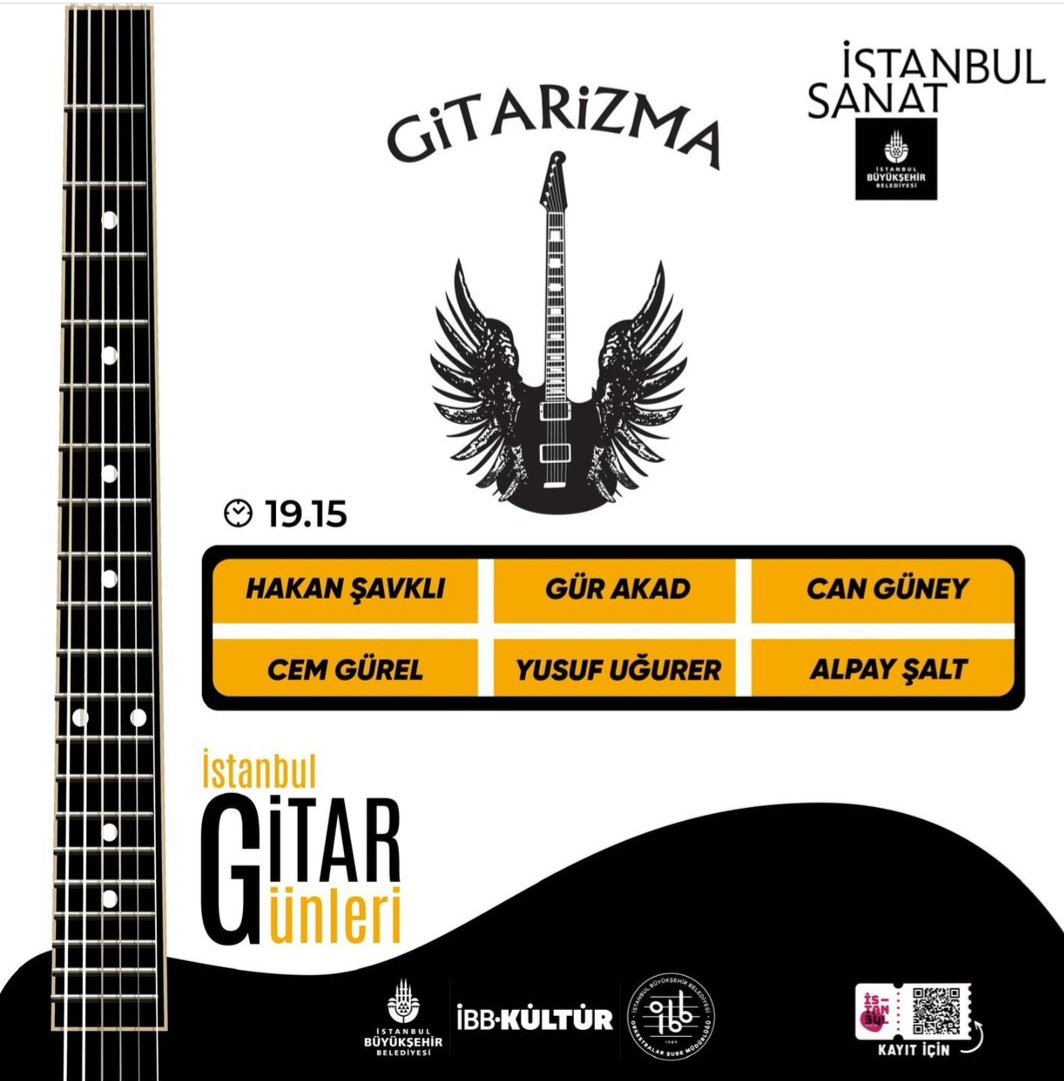 GiTARiZMA bu akşam 19:15'te sahnede #GitarGünleri #İstanbulSanat