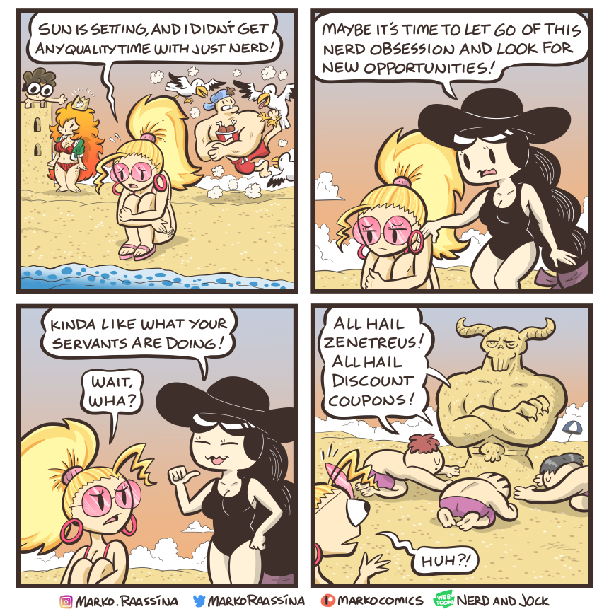 Nerd and Jock 262 - Conclusion to the beach arc! 