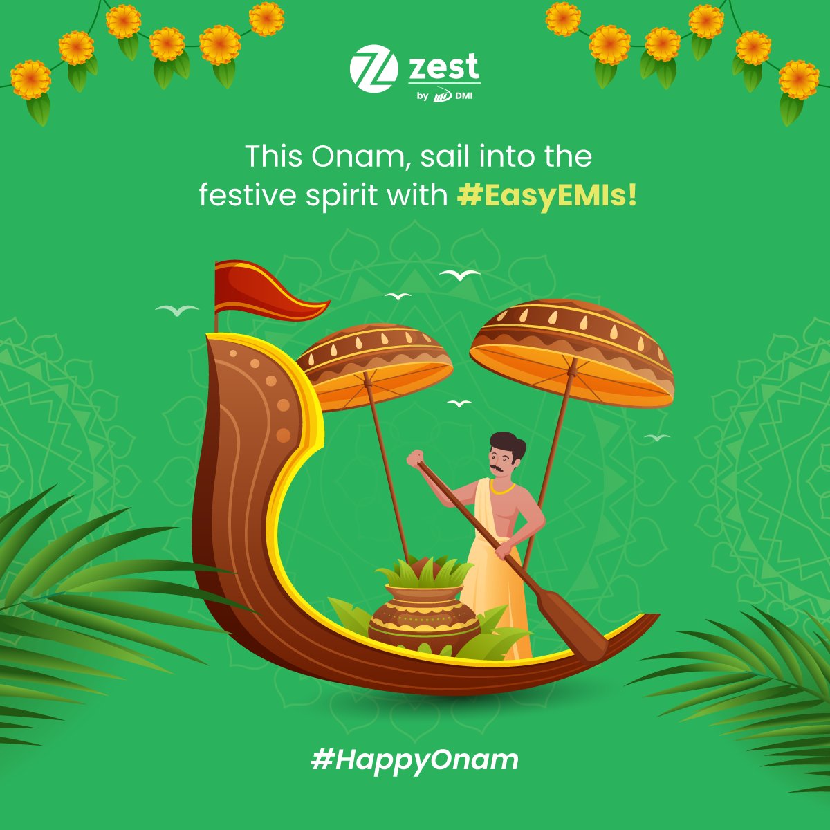 Onam is for celebration, Onam is for being all decked up, Onam is for family!✨
Shop Onam looks for the entire family from Myntra and split your bill in 3, 6, or 9 months with ZestMoney.

#happyonam #ZestMoney #traditionalattire #EasyEMIs