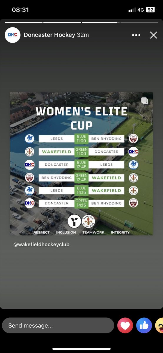Kate Forster (@rockingonnow) on Twitter photo Good luck!!! Yorkshire cup!! Season opener for <a href="/forster_rosie/">Rosie Forster</a>. Strong season ahead for <a href="/DoncasterHockey/">Doncaster HC</a> Good luck!!! Yorkshire cup!! Season opener for <a href="/forster_rosie/">Rosie Forster</a>. Strong season ahead for <a href="/DoncasterHockey/">Doncaster HC</a>