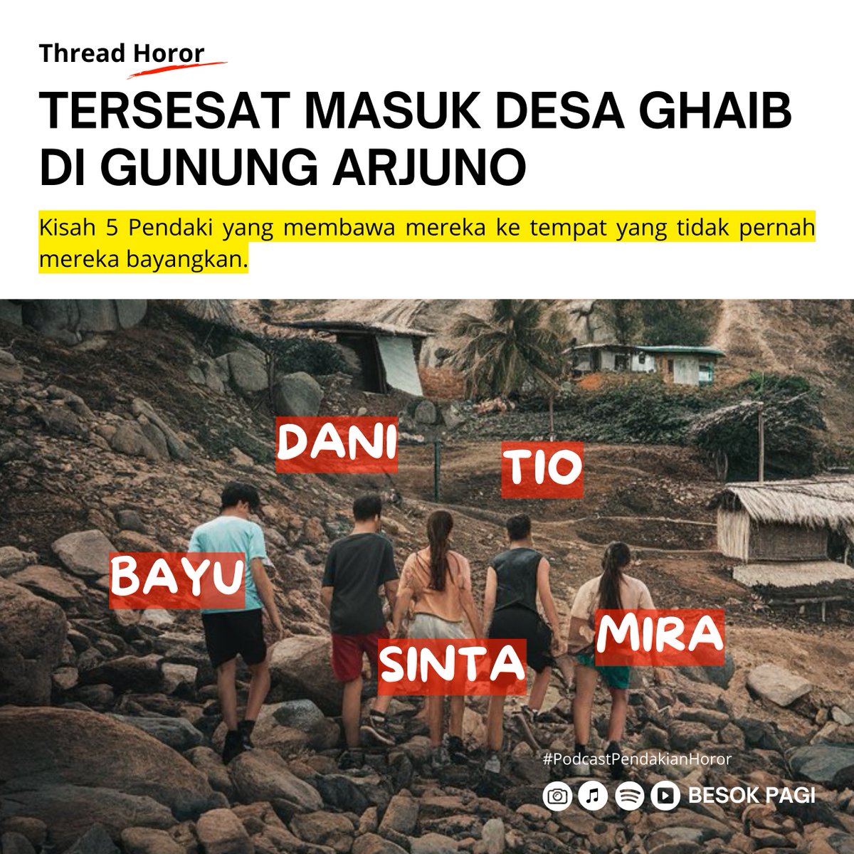 "KISAH 5 PEMUDA TERSESAT MASUK DESA
GHAIB DI GUNUNG ARJUNO"
-Thread Horor- 

by Besok Pagi

<a href="/bacahorror/">Bacahorror</a> <a href="/threadhororr/">THREAD HOROR</a> <a href="/bagihorror/">Berbagi Horror</a> <a href="/ceritaht/">Cerita Horror X</a>
<a href="/P_C_HORROR/">Penikmat Cerita HOROR</a> <a href="/IDN_Horor/">Horor Indonesia</a> <a href="/cerita_setann/">kalong</a>

#ceritahoror #misterihoror #ceritaseram #kisahhoror #pesugihangununarjuno #hororgunung #threadhoror