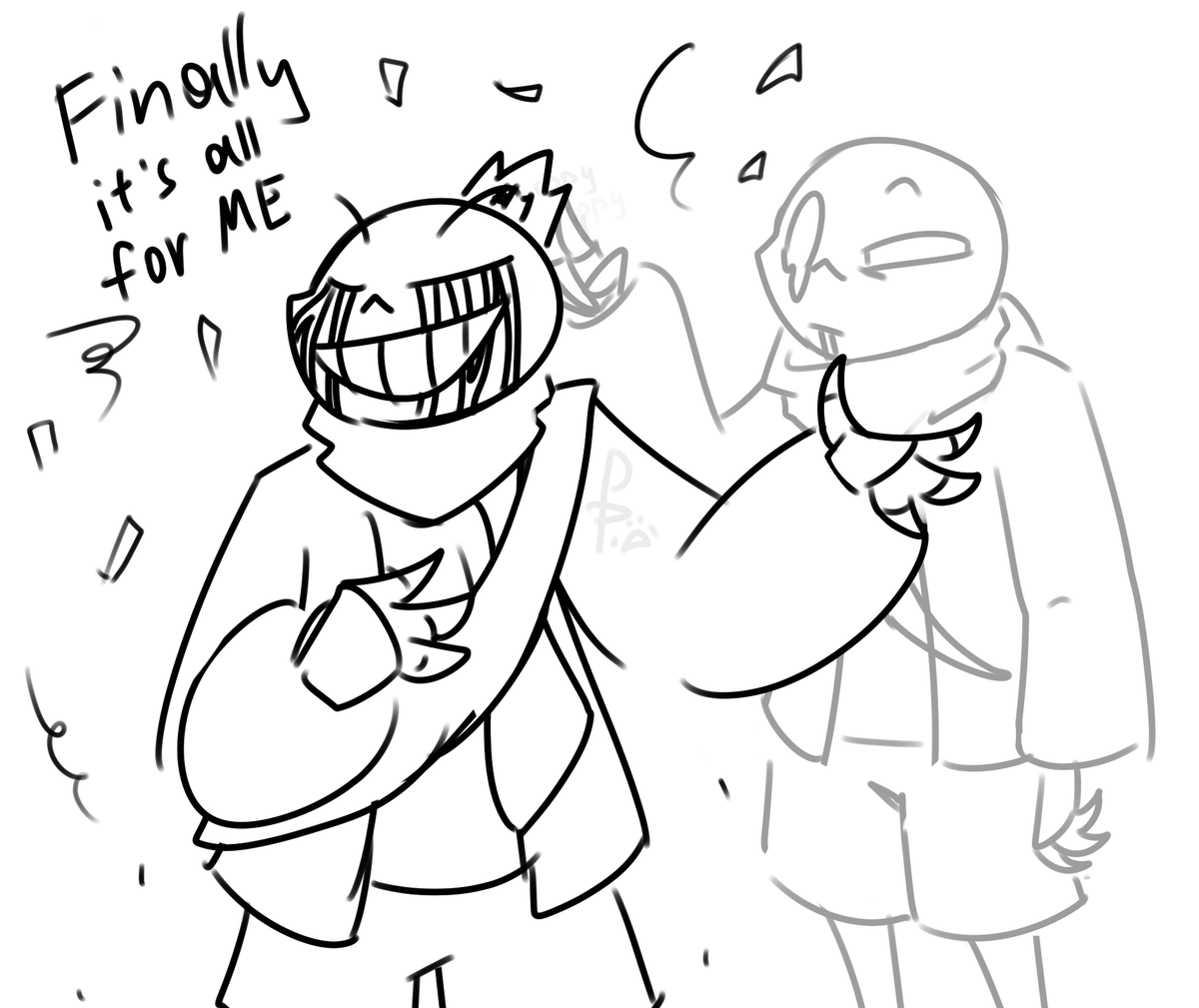 Cookiecat_25's tweet photo. I'm usually afraid to get into something big, but my mind just can't keep quiet 🐱
I'm not sure if it works that way, but I found it funny
#digitalart #digitalsketch #sanspolls #Errorsweep #Error #ErrorSans #FatalErrorSans #Fatal_Error #FatalError https://t.co/KEnF2CmZls