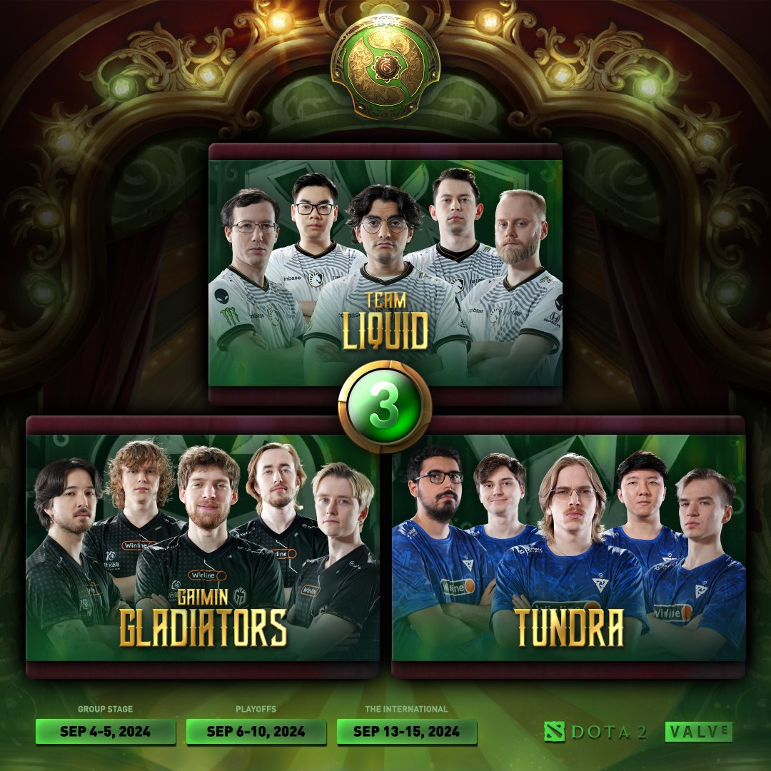 THREE TEAMS. ONE CHAMPION. The Battle Begins!! #TI13 #Dota2