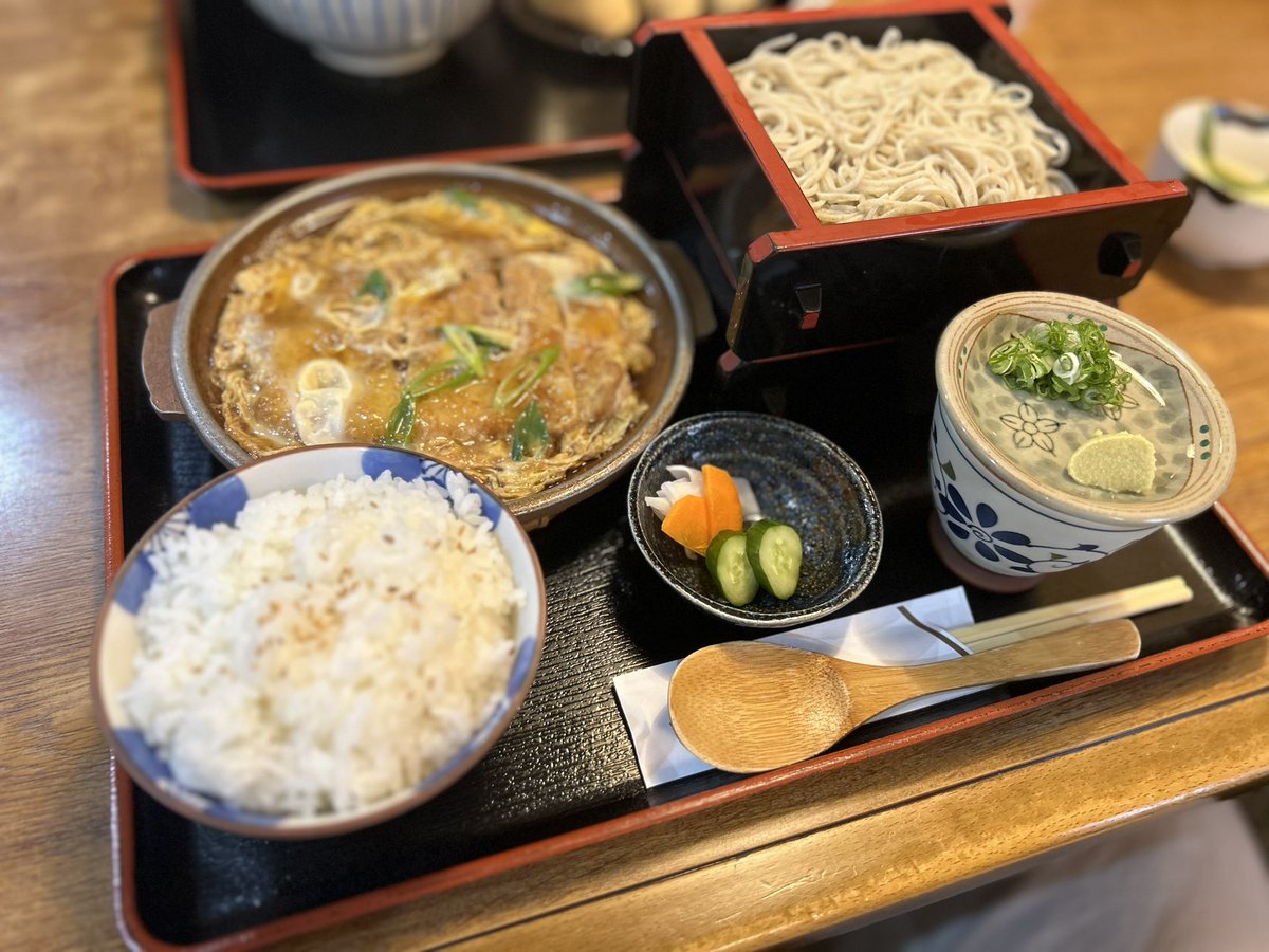 昼ご飯🍚　#蕎麦