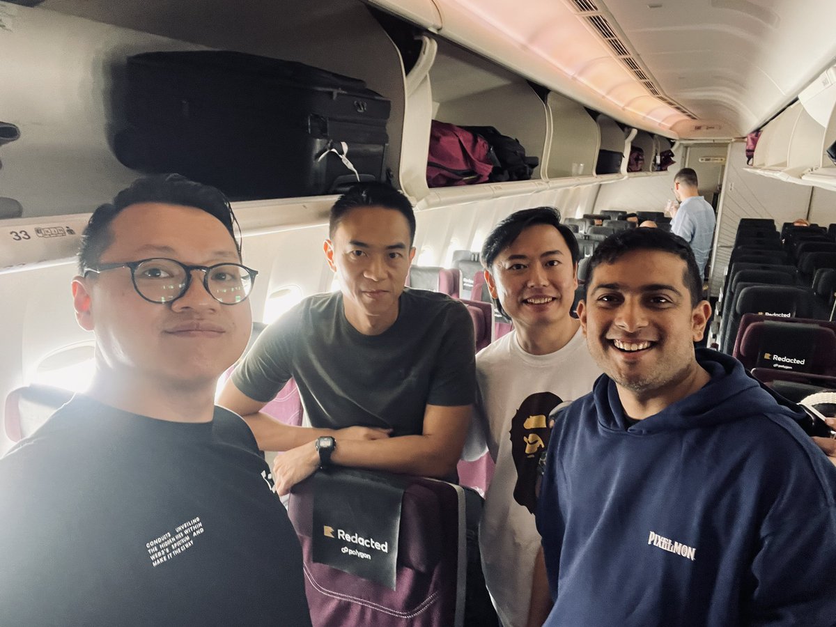 History in the making <a href="/redactedcoin/">Redacted Coin</a> 

On board with these amazing people <a href="/Xeer/">Xeer</a> <a href="/NFTVai/">Vai</a> <a href="/krayon_digital/">Krayon Digital</a> (and 286 other web3 top dogs like <a href="/adriannewman21/">Adrian</a> <a href="/kevindegods/">Kevin Henrikson</a> <a href="/MarioNawfal/">Mario Nawfal</a> <a href="/graildoteth/">Grail.eth</a>) the first ever web3 flights, it’s happening now ✈️🔥🔥

Want some <a href="/PGgroup_/">PG</a> <a href="/Conduct03/">Conduct3▫️</a>