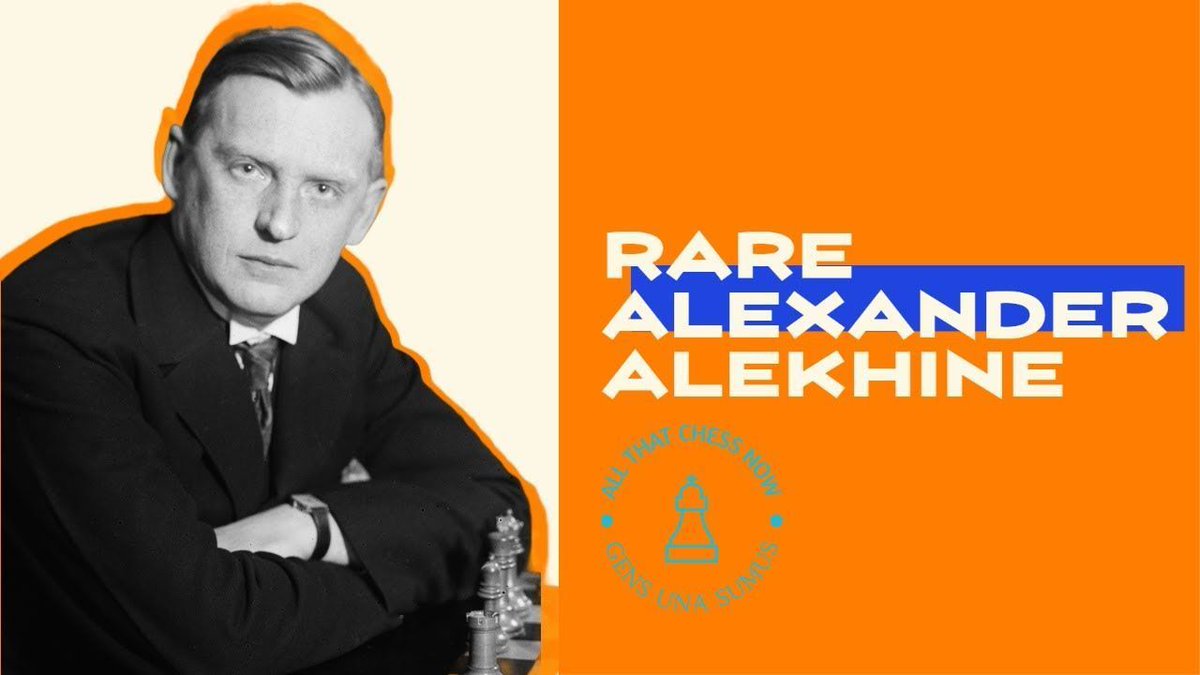 All_That_Chess's tweet image. &apos;&apos;&apos;Attention all fans of chess! 🌟 Dive into the world of Alexander Alekhine with the captivating video from @AllThatChessNow. 🏆♟️ Visit the link buff.ly/4bRR8FN to experience the majesty of live chess! 🎬👑 #Chess #AllThatChessNow #AlexanderAlekhine #ChessIcon&apos;&apos;&apos;