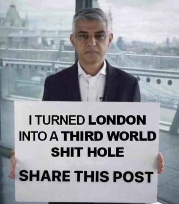 daveatherton's tweet photo. At this rate native Londoners will be applying for asylum in some 3rd World s**thole. https://t.co/dG1uFbJ0CK
