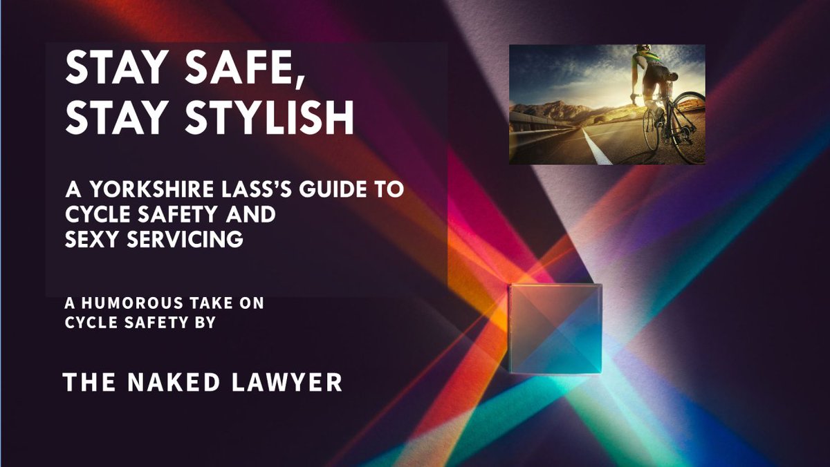 #sundayread whilst lazing in bed / on sofa or munching a full english (breakfast😚): A #Humourous Take on Cycle Safety by #Thenakedlawyer - A #YORKSHIRE  Lass’s Guide to #Cycle Safety and #Sexy Servicing” 
linkedin.com/feed/update/ur…  
#cyclingsafety #entrepreneurs #lawyer #Cycling