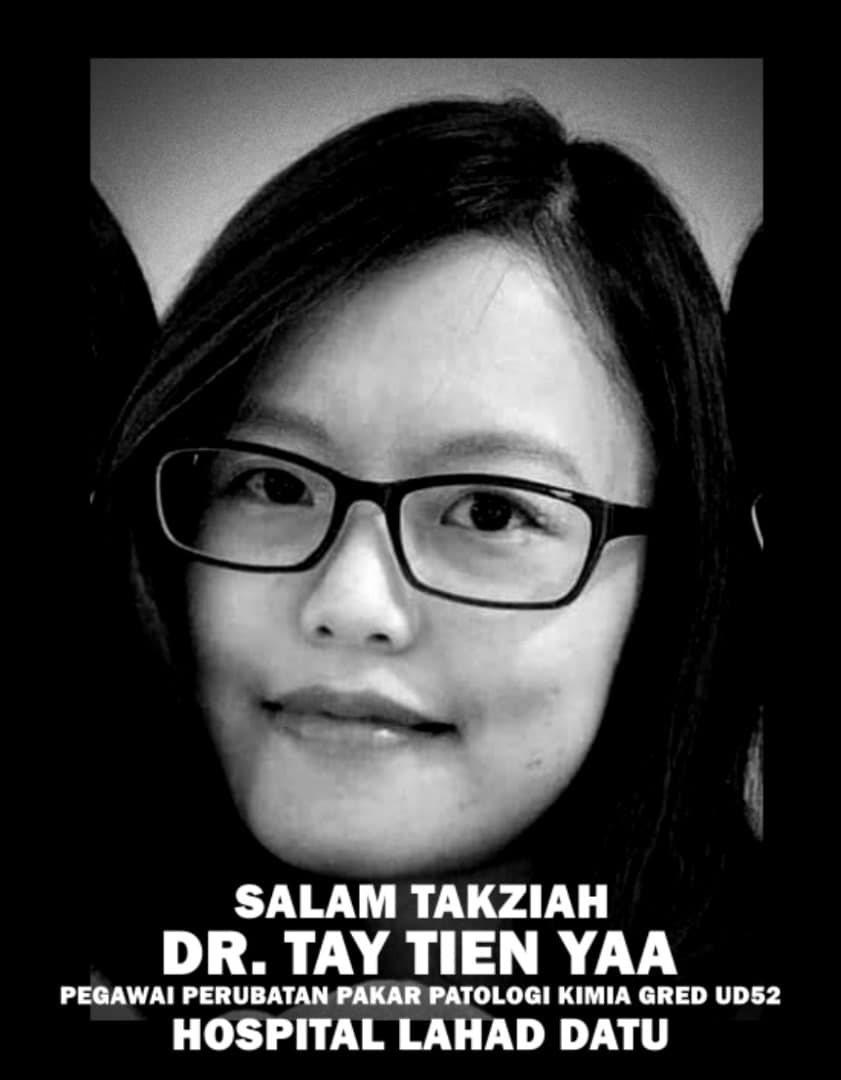 NewsBFM's tweet image. Dr. Tay Tien Yaa, the Head of the Chemical Pathology Unit at a hospital in Lahad Datu, is alleged to have died by suicide.

A man claiming to be her brother, alleges Tay was bullied by a department head.

&quot;Adakah beliau menangis sendirian setiap malam dalam bilik seseorang?&quot;

🧵1