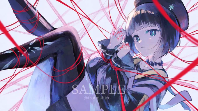 硝子宮さん(歌ってみた「糸」MVイラストをお手伝いさせていただいてます! 