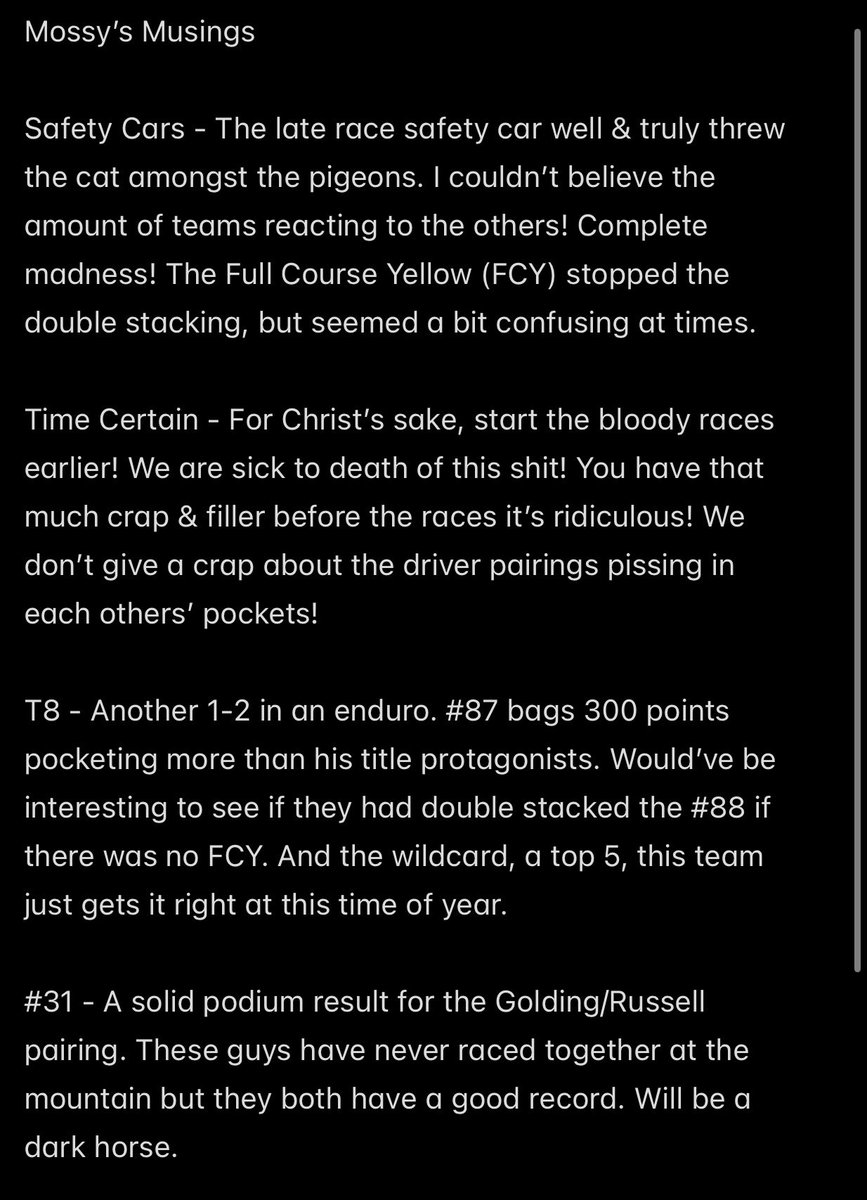 V8SC Opinion tweet media