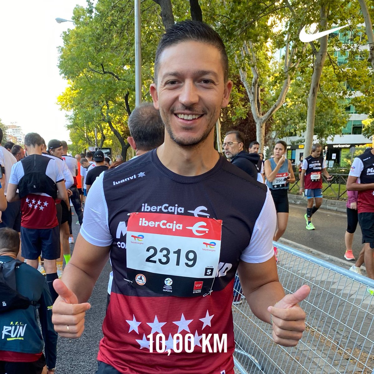 Carreritas por los madriles 😊 🏃🏻🏃🏻⁦<a href="/MadridCorre/">IbercajaMadridCorreporMadrid</a>⁩ #MadridCorrePorMadrid #running #nrc #nikerunning