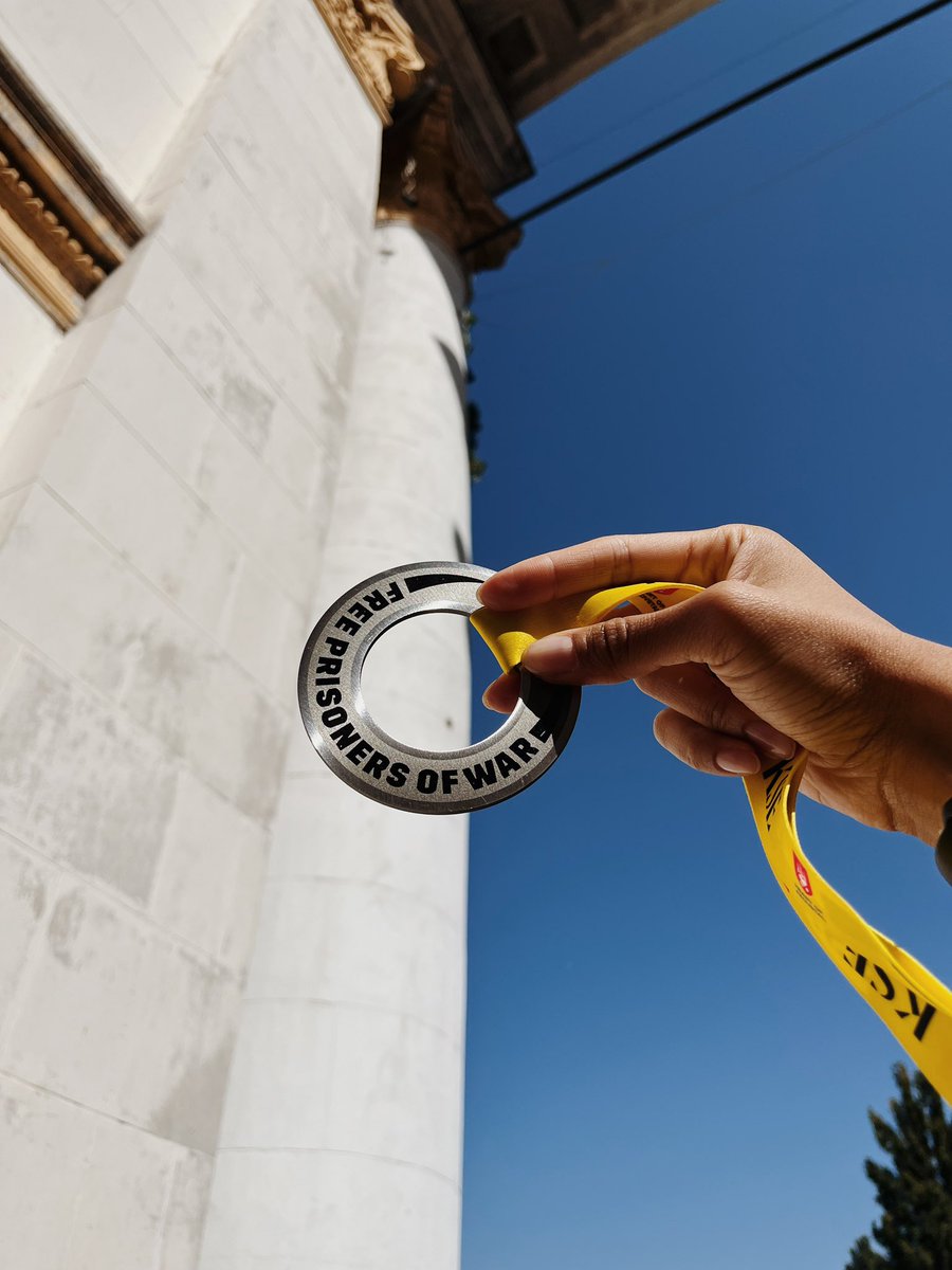 AliceZhuravel's tweet image. Great initiative!

I was happy to meet war prisoners’ relatives. Was glad to see kids, families, defenders, who attended the raise. 

Was inspired to see the moment when Ukrainian prisoner’s mother received the new that her son released. 
#RunForFreedom