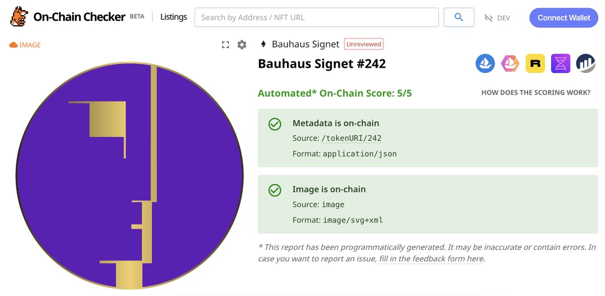 Tuesday's On-Chain Checker listing:

Bauhaus Signet by <a href="/OskarSchlemmer/">Schlemmer</a> and <a href="/one33seven_/">one33seven ᴮᵀᶜ Ξ</a> 

An official Oskar Schlemmer Theatre Archives release that puts the iconic Bauhaus signet fully on-chain!

The mint is open for 0.0888 ETH at: mint.schlemmer.org

Welcome onboard! ⛓️🦊