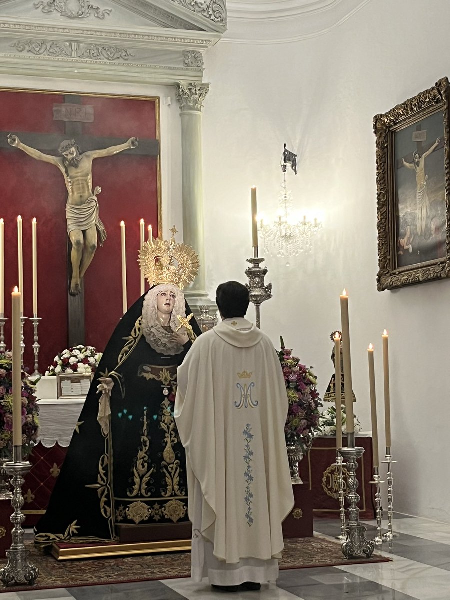vigiasmdolor's tweet photo. El pasado jueves 12 de septiembre tuvo lugar una Santa Eucaristía en honor a
Nuestra Señora del Mayor Dolor en conmemoración de los
Dolores Gloriosos de Nuestra Señora. https://t.co/4sMKqpa5TV