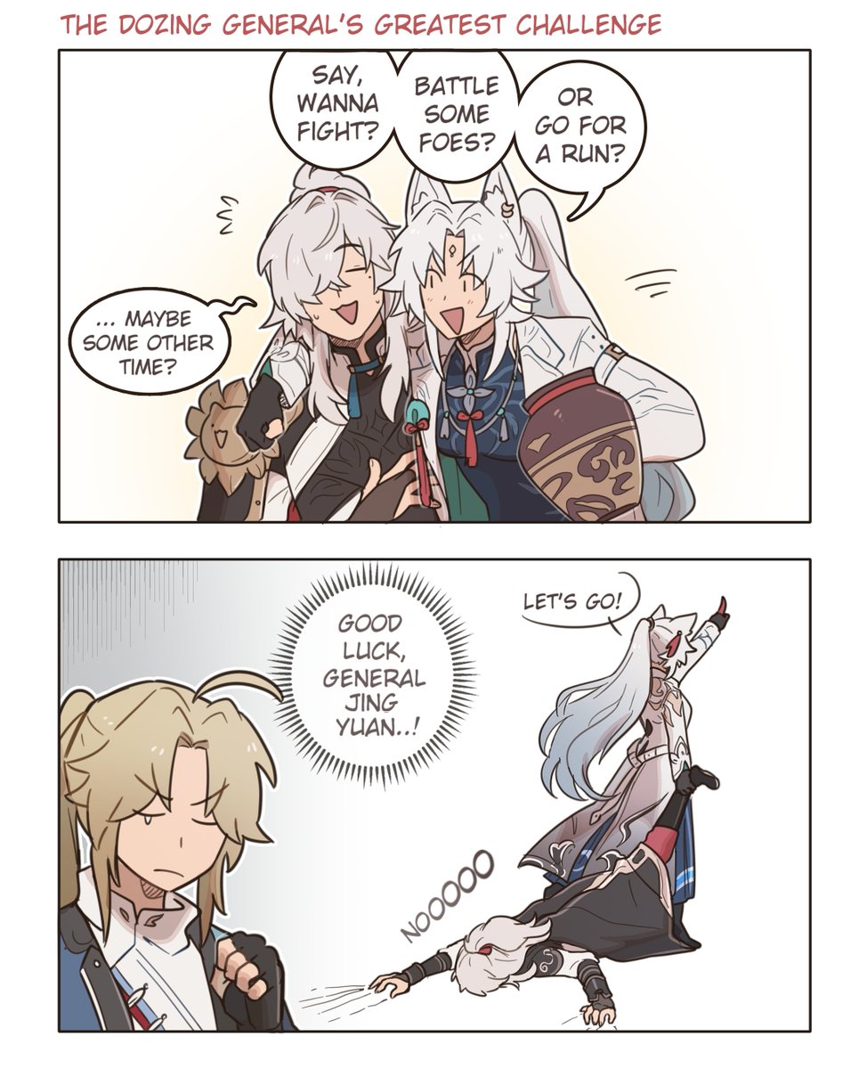 stopping gramps from sleeping
#hoyocreators #hsrcomic #Feixiao