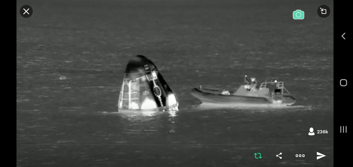 ClearOrbit's tweet image. #SpaceX #PolarisProgram a sensational mission complete you &amp;amp; the entire ground crew team should be proud. Amazing job!