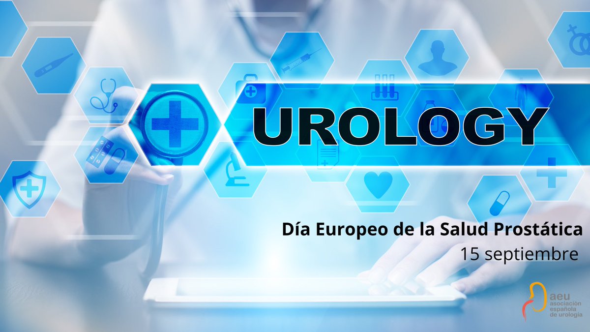Hoy celebramos el Día Europeo de la #SaludProstática . Desde la AEU insistimos en la importancia de hacer chequeos periódicos de la #próstata para prevenir dos enfermedades muy frecuentes en el #hombre :  el #cáncerdepróstata y la #hiperplasiabenignadepróstata