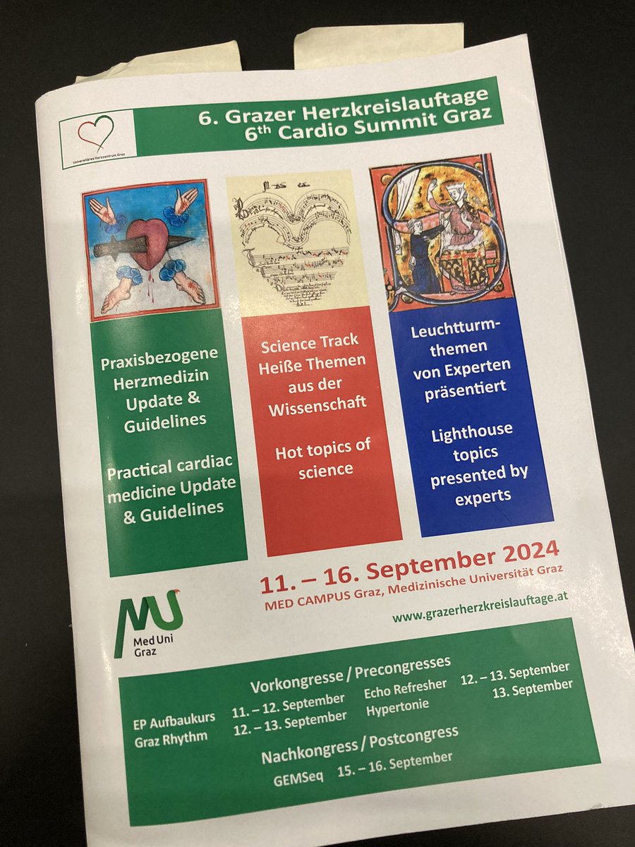 Fantastic science at #CardioSummit Graz <a href="/MedUniGraz/">Med Uni Graz</a>.
