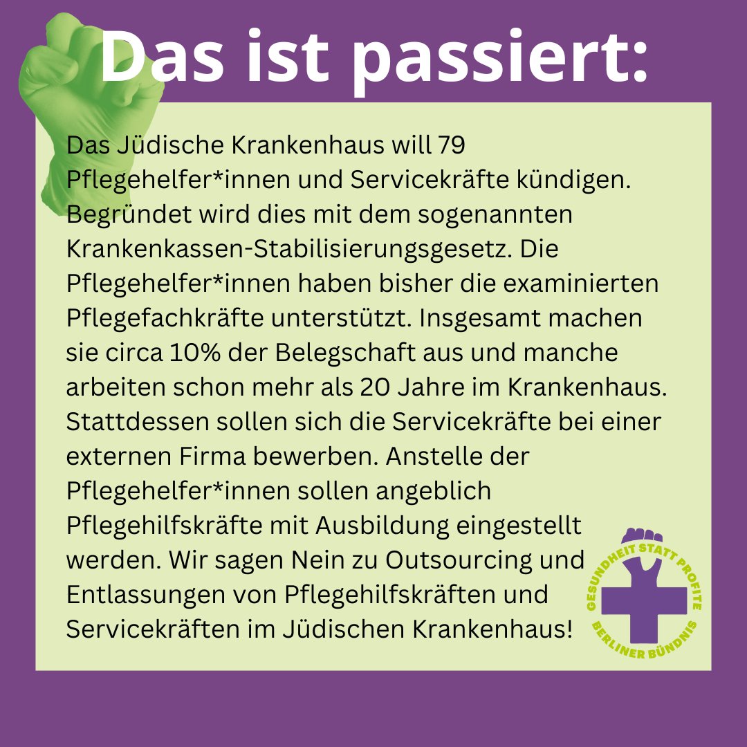 Berliner Bündnis Gesundheit statt Profite (@keineprofite) on Twitter photo 