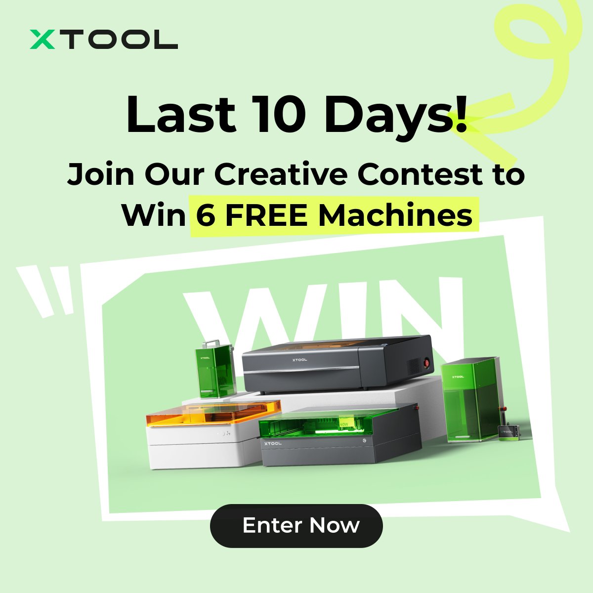 xToolOfficial's tweet image. 📷 10 Days Left to Join – No xTool Machine Needed! Over $10,000 in prizes, including 6 xTool machines up for grabs!Everyone is welcome, no matter your experience or machines. Let’s make magic happen! 
social.xtool.com/4dMUjzl

#xTool #xtoolmade #lasercrafting #makersgonnamake