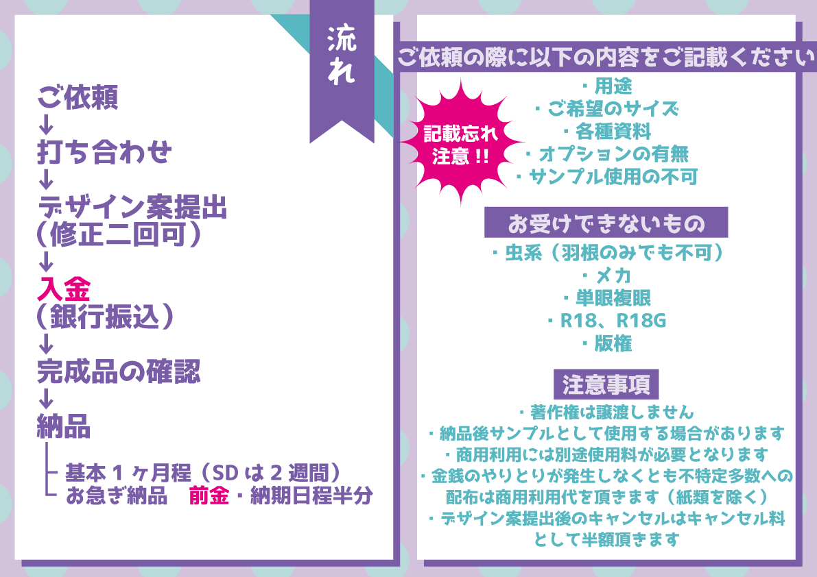 chilrequiem's tweet photo. イラストコミッション料金表です。（2024/10/1〜

気になるところやメニューになくてもこれはできるか？などお気軽にお問い合わせ下さい。   
ツリーにもお知らせなど有りますのでご確認下さい。

#イラスト 
#commission 
#コミッション 
#有償依頼募集中 
#イラスト依頼募集中 
#拡散希望 https://t.co/Cur5VKb44d