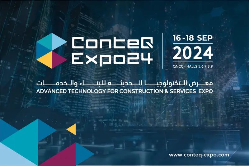 talebhubqa's tweet photo. Don't miss the opportunity to visit Taleb hub's booth at ConteQ Expo24! 
️ From September 16th to 18th, discover our latest innovations in services. 
Qatar National Convention Center
#ConteQExpo24 #Talebhub https://t.co/5MRTb0stP6