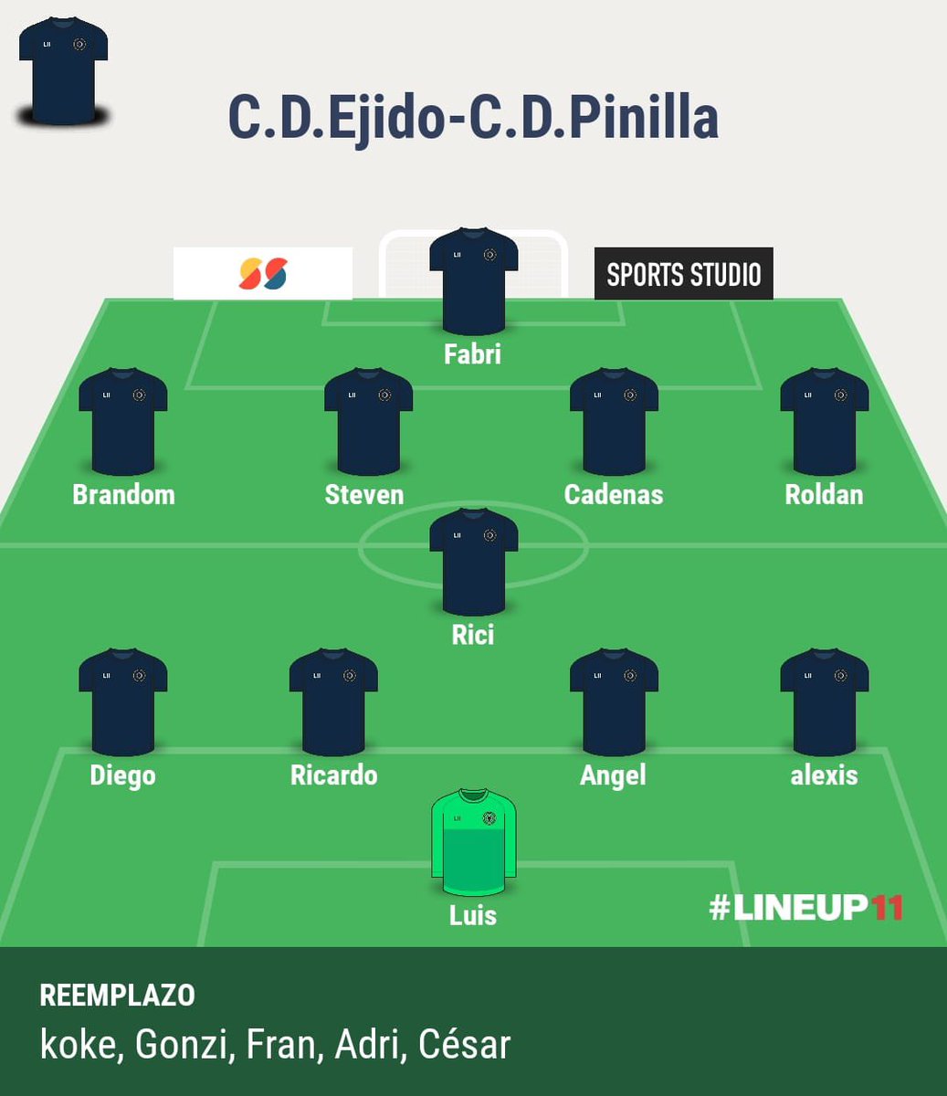 AFICIONADO | XI inicial 

¡Ya podéis ver el XI inicial de nuestro Aficionado en la primera jornada frente al atco Pinilla