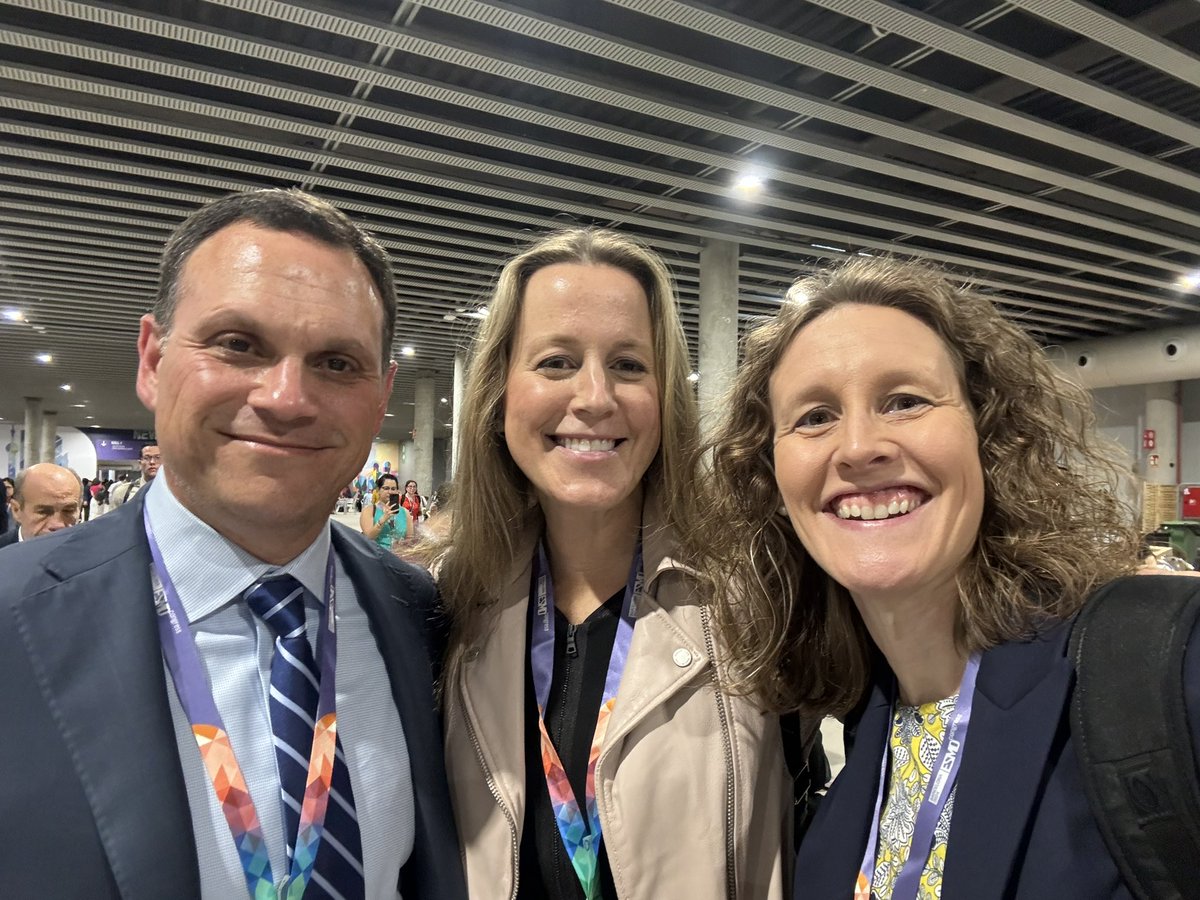 Erika Hamilton, MD (@erikahamilton9) on Twitter photo Look who all ran into each other in hall 6 by chance this morning?
<a href="/SarahCannonDocs/">Sarah Cannon Docs</a> <a href="/SCRIOncology/">SCRI Oncology Partners</a> strong 💪🏼!
At a meeting as big as #ESMO24, you are happy 🥰 when you see your partners!
<a href="/DavidRSpigel/">David R. Spigel, MD, FASCO</a> 🫁
<a href="/MeredithMcKean/">Meredith McKean MD, MPH</a> 🌞 ⚠️
#ESMO24
#ESMOAmbassadors Look who all ran into each other in hall 6 by chance this morning?
<a href="/SarahCannonDocs/">Sarah Cannon Docs</a> <a href="/SCRIOncology/">SCRI Oncology Partners</a> strong 💪🏼!
At a meeting as big as #ESMO24, you are happy 🥰 when you see your partners!
<a href="/DavidRSpigel/">David R. Spigel, MD, FASCO</a> 🫁
<a href="/MeredithMcKean/">Meredith McKean MD, MPH</a> 🌞 ⚠️
#ESMO24
#ESMOAmbassadors