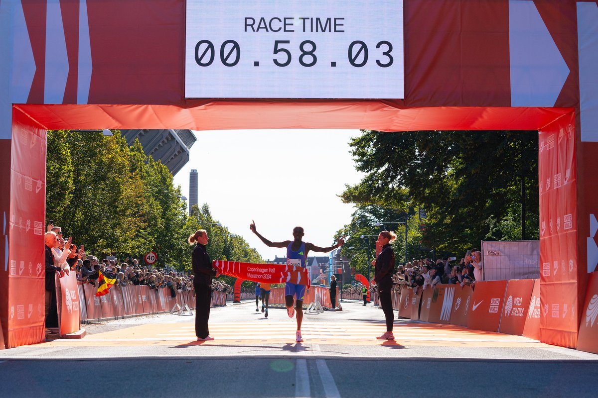 Sabastian Sawe wins the Copenhagen Half Marathon 2024. See all results as well as the livestream on this link: resultater.cphhalf.dk
#cphhalf