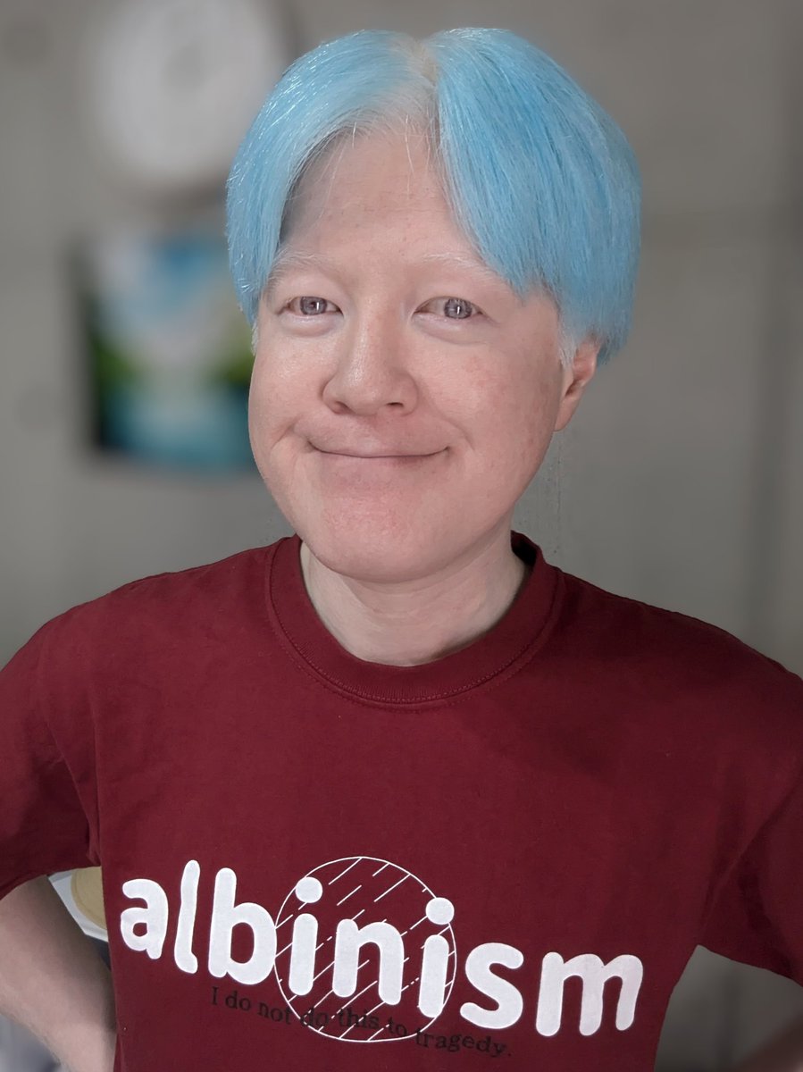 KASUYA_net's tweet image. 何日か前に髪を切ったよ〜！どう？ #アルビノ #albinism #日本人